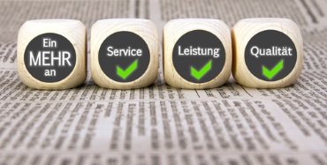 Wir stehen für Leistung Qulität und Beratung. Wir stehen für Sie.